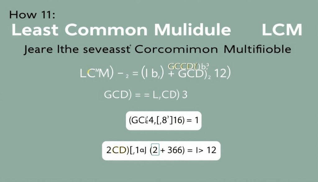 Using GCD to find LCM of two numbers