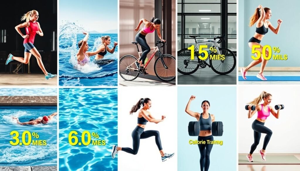 Various physical activities with their relative calorie burn rates