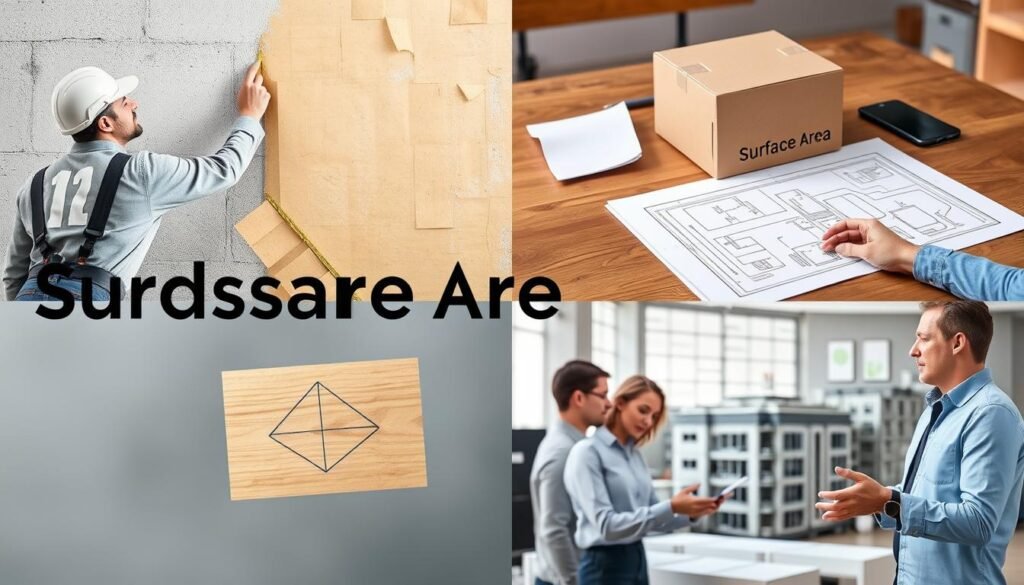 Various practical applications of surface area calculations in real life