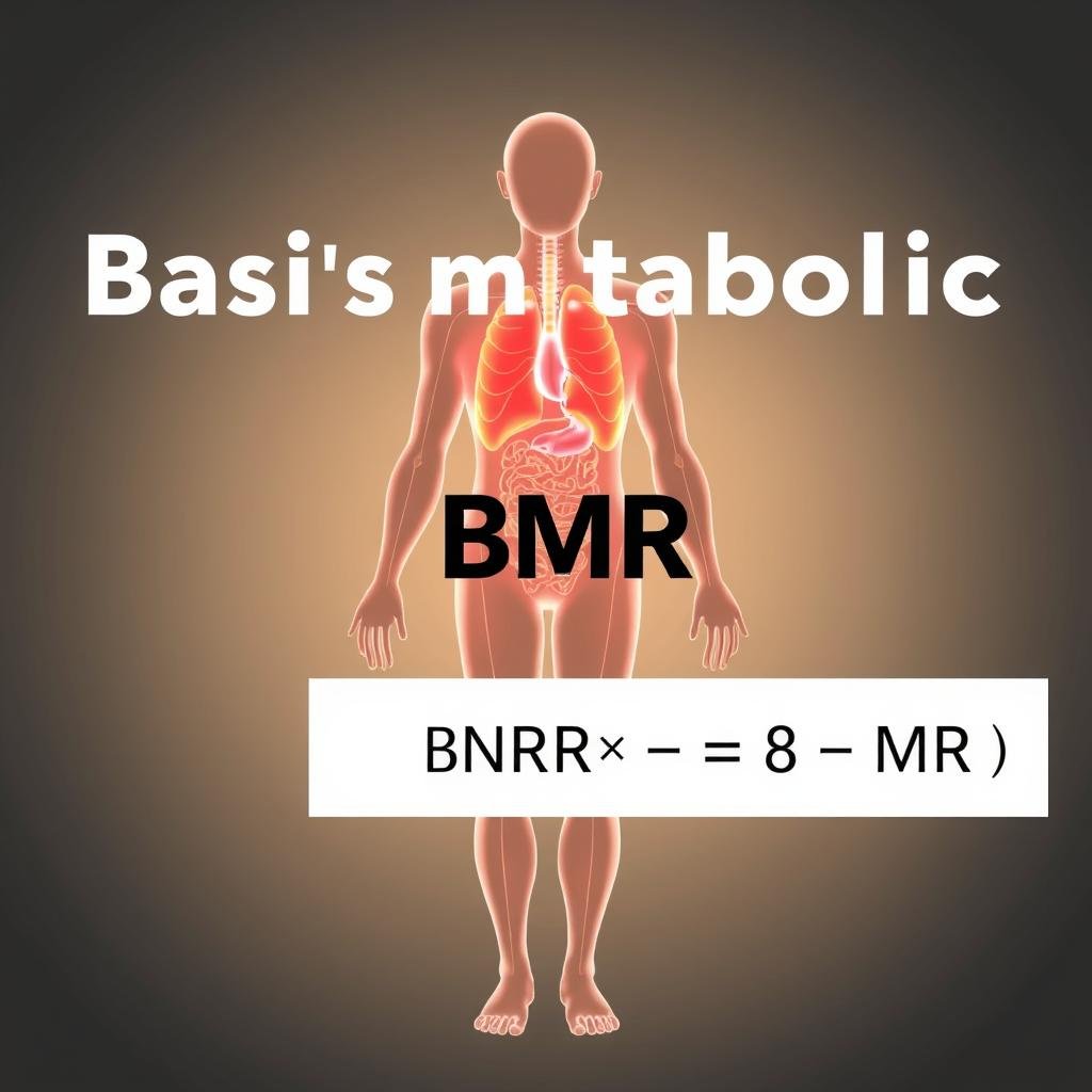 Visual representation of Basal Metabolic Rate calculation