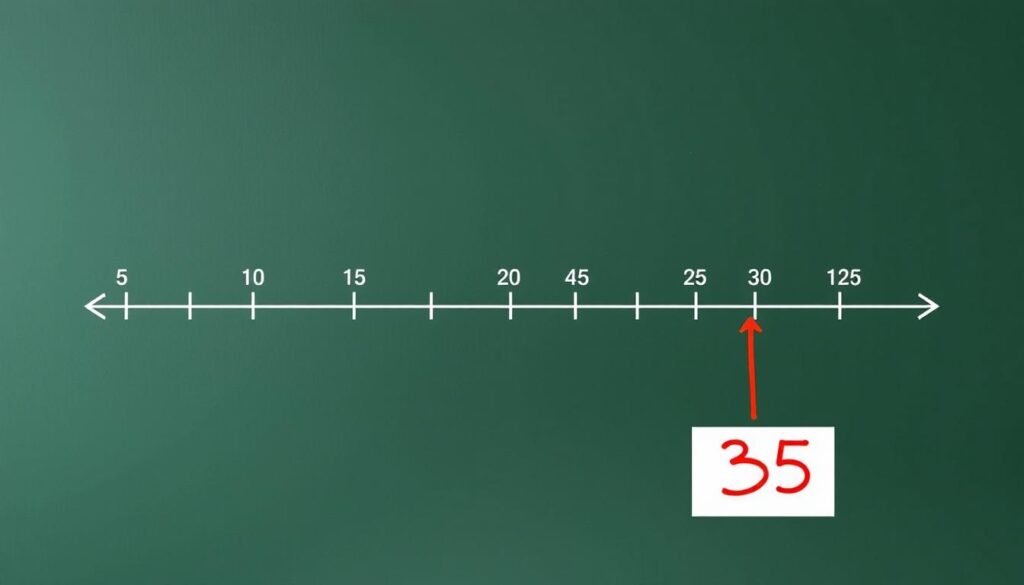 Visual representation of range showing the spread between minimum and maximum values