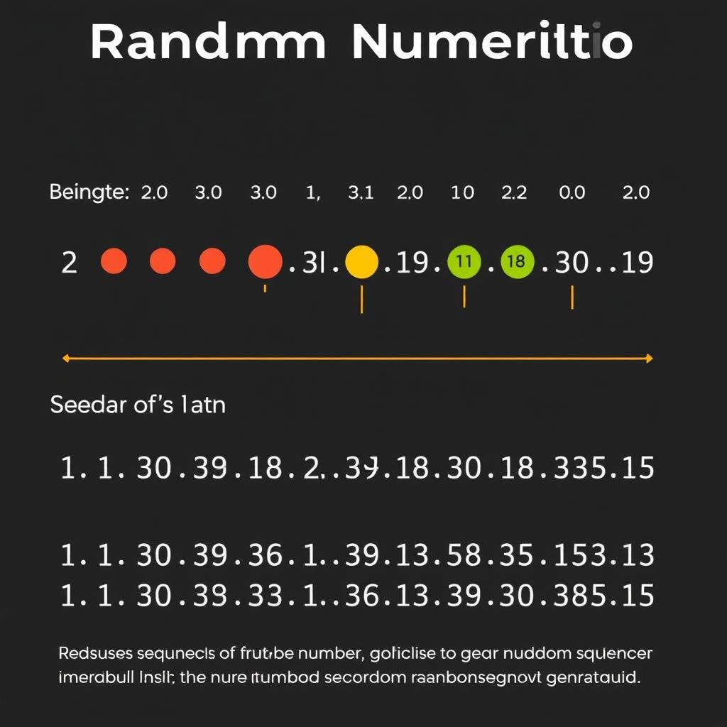 Visual representation of seed values in random number generation