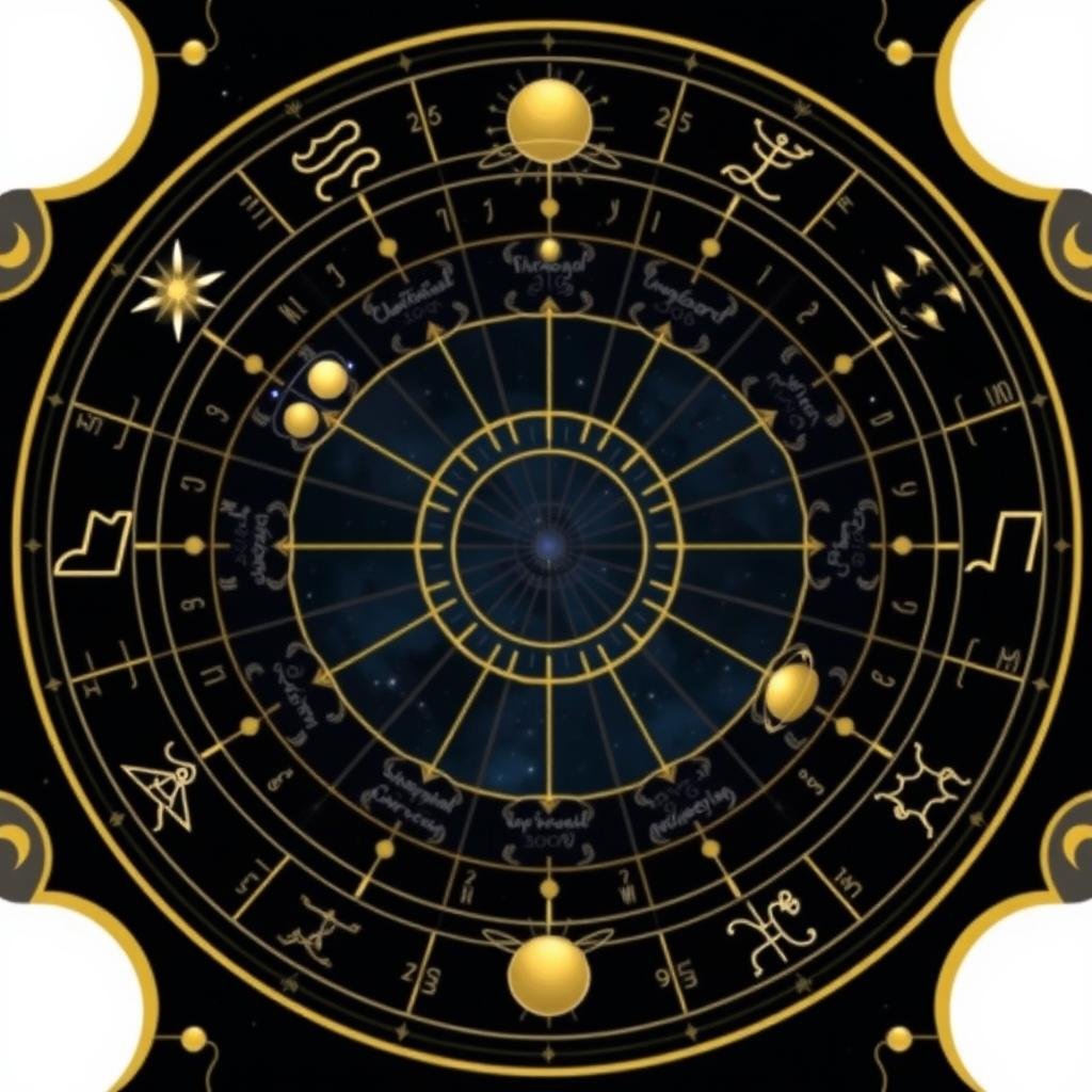 Zodiac compatibility chart showing connections between signs